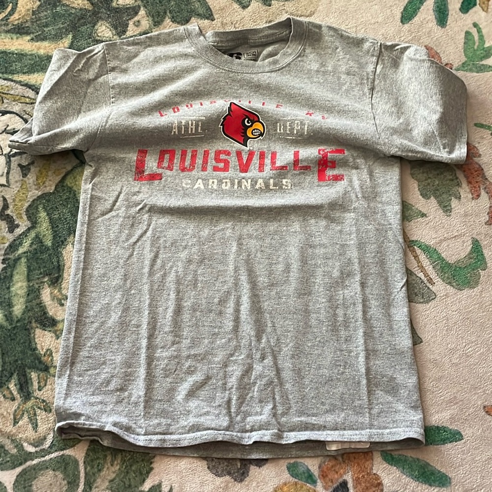 Russell Louisville Cardinals Kids’ T Shirt Gray